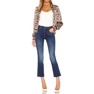 MOTHER The Insider Ankle Bootcut Jeans Road To Paradise Indigo NWT Size 24 $218